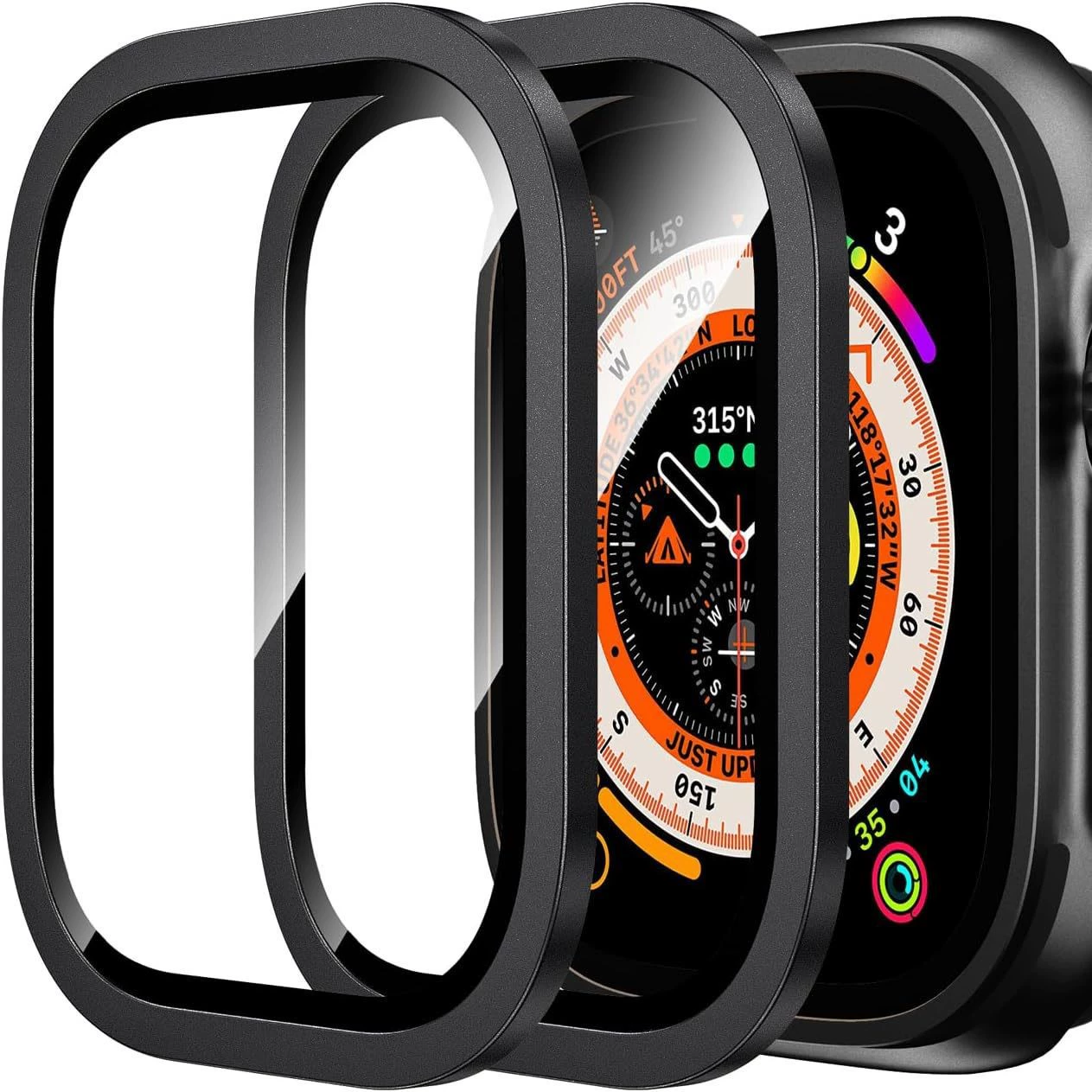 Применимый Apple IWATCHULTRA1/2 алюминиевый сплав стальная плёнка рама все-в-одном