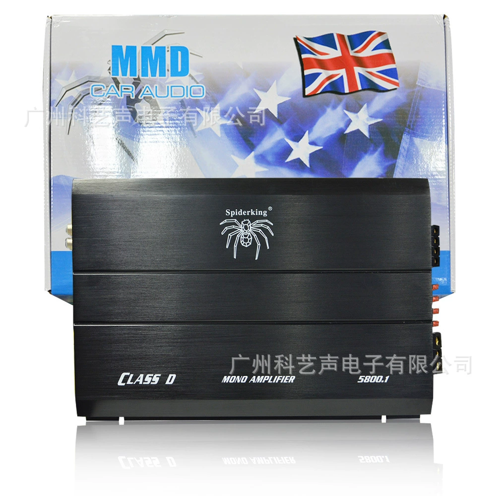 Американский паук 3000 Вт автомобиль класса D цифровой усилитель небольшой объем звука с эффектом прозрачного чистого баса