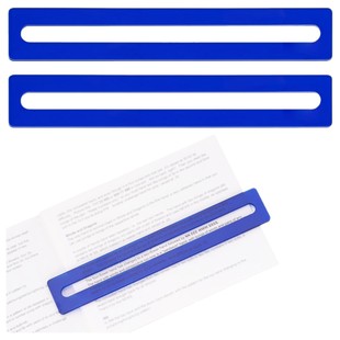 Acrylic Guided Reading Colorful Overlay Reading Tracking Ruler Kidsren's Dyslexia Ruler Transparent Reading Guide Strip