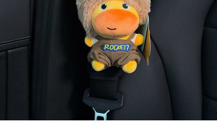 2026 Little Dog Capybara Lulu Car Seatbelt Shoulder Pad Cover Seatbelt Decoration Cute Plush Toy