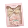 Children's hairgrip with bow, hair accessory, headband, jewelry, set, gift box, Korean style, wholesale