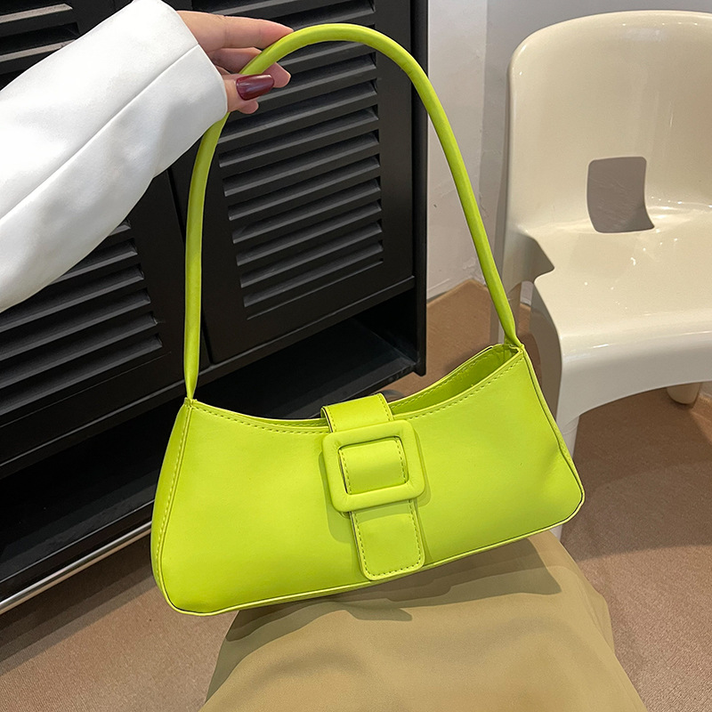Bolso de mano 2024 bolso de otoño para mujer nuevo estilo estilo occidental bolso de axila simple moda casual retro bolso de un solo hombro