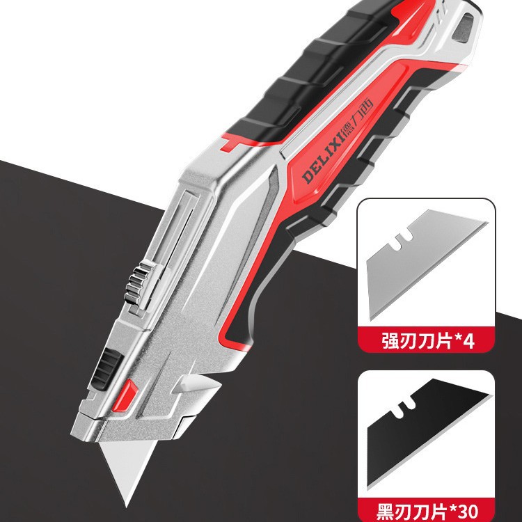Cuchillo multiusos plegable de alta resistencia cuchillo eléctrico industrial para cables papel tapiz hoja retráctil