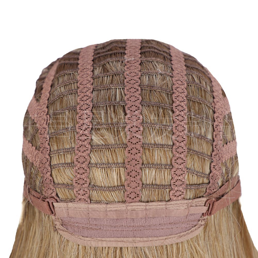 Naiste pikk lokkis parukas lace front lainelise soenguga_voghion.com