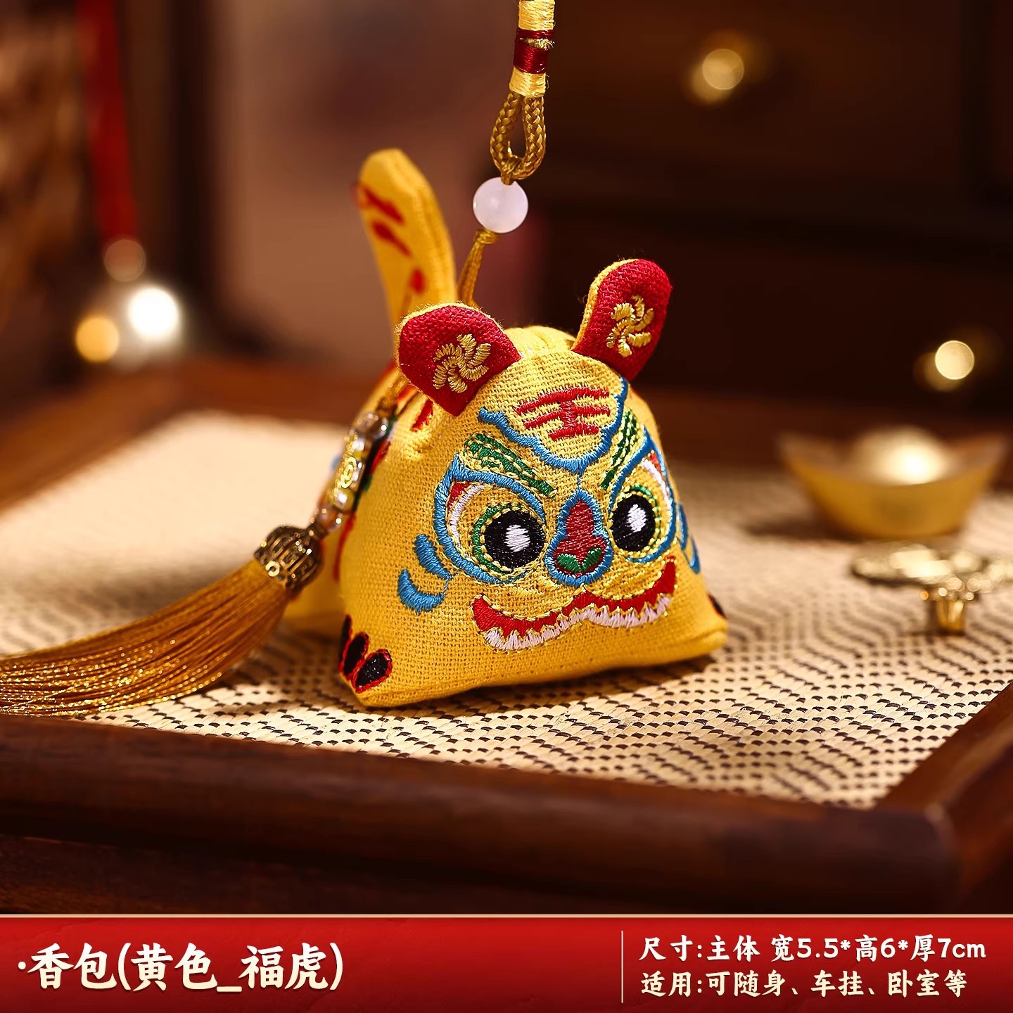 Nuevo regalo del año del caballo bolsas de caqui colgantes hechos a mano productos terminados de yu