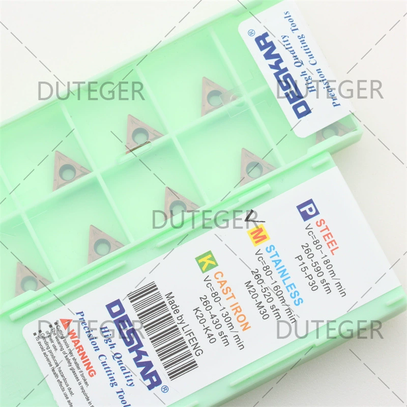 Deskar Deska Нержавеющая сталь специальное лезвие TCMT110204 LF6118 Triangle TCMT110208-MA