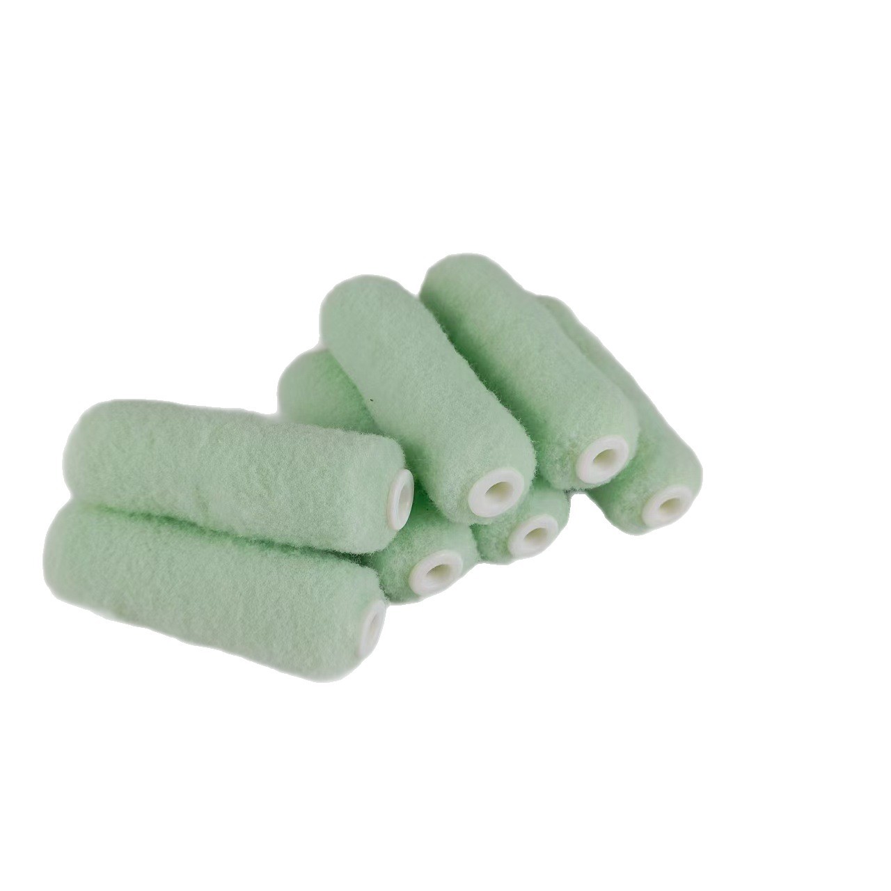 Rodillo de piel de oveja de 4 pulgadas, tamaño pequeño, para pintura de látex con brillo de cáscara de huevo y textura de piel de naranja, especialmente diseñado para rodillos.