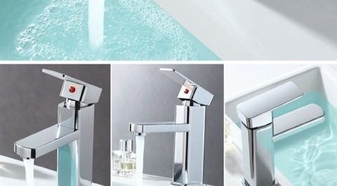Washbasin faucet, all-copper hot and cold switch, washbasin, ceramic basin, countertop basin, hot and cold pull, bathroom faucet undefined