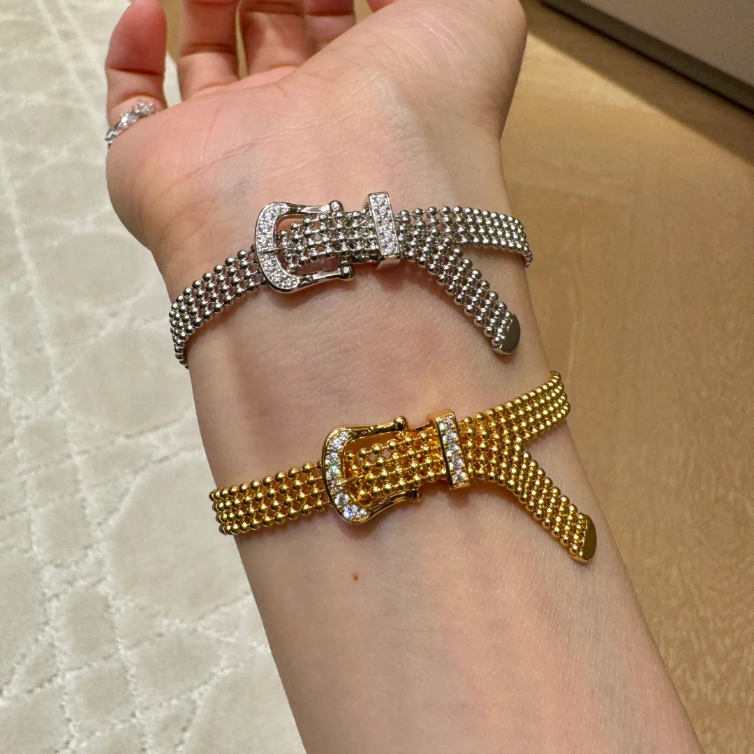 Italian Light Luxury Milanese Nice Lace Strap Bracelet French Retro Creative Niche Design Ribbon Bracelet for Women