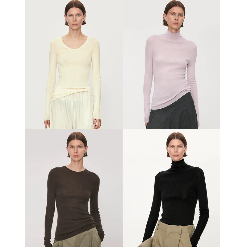 Du's Skin-Friendly High-Density Micro-Thickened 3/80 Multi-Strand High-Twist Biella140S_Machine Washable Woolen Sweater