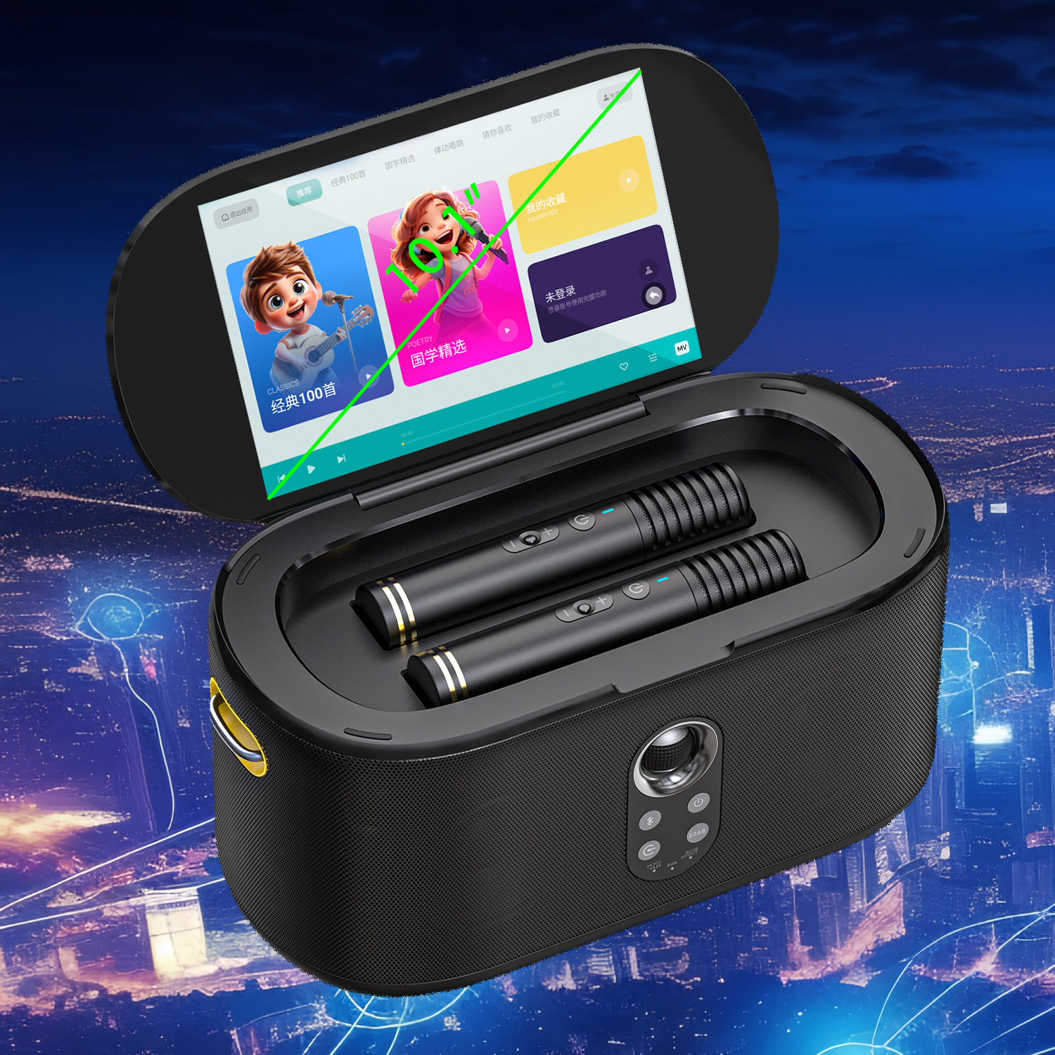 Mobile Ktv Outdoor Portable Karaoke Machine K50 Home Ktv Karaoke System Karaoke Audio Set Long Battery Life