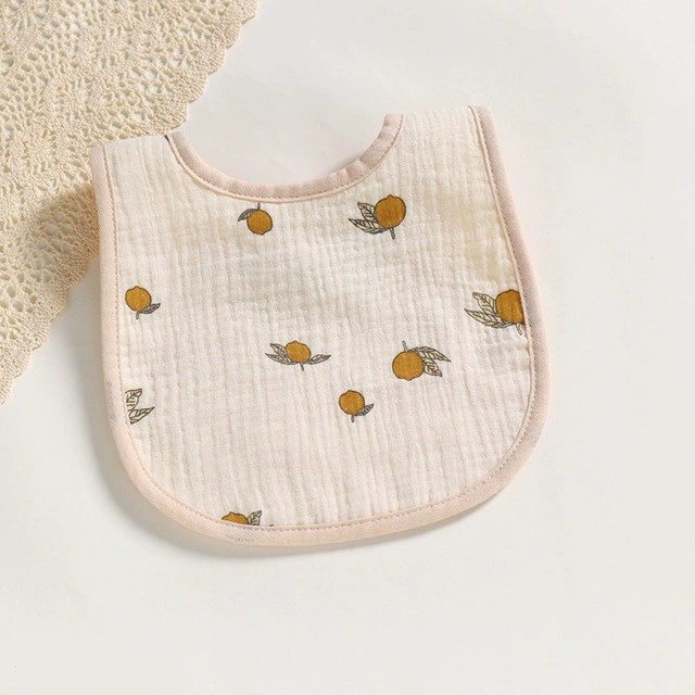 Хлопковый слюнявчик для младенца GAUSE BABY, однотонный, новорожденный, прокладка