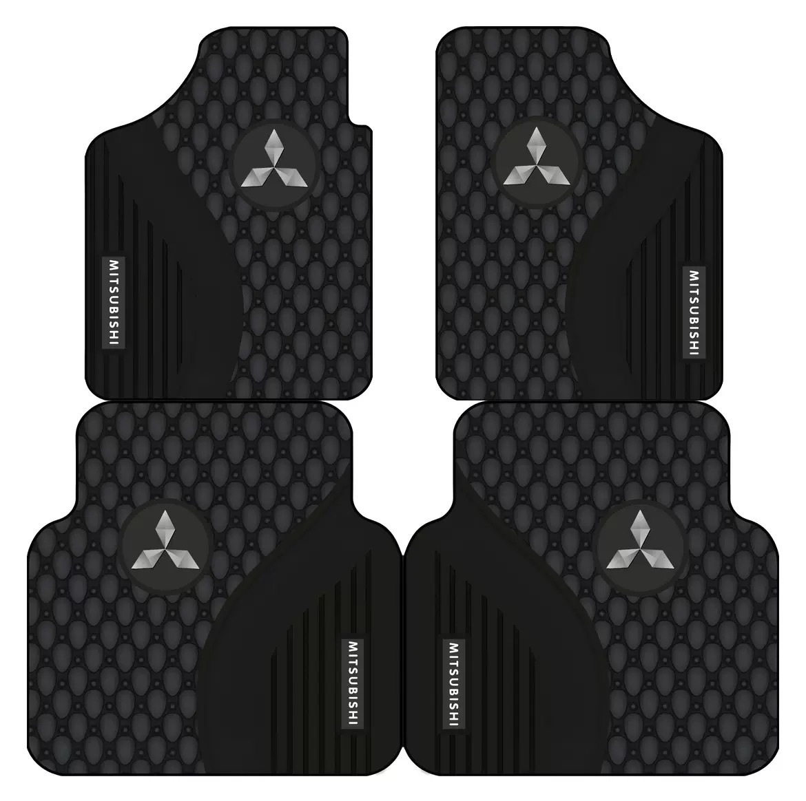 Car logo car floor mats, stylish universal style foot mats with diatom mud surface, suitable for all seasons, non-slip and washable