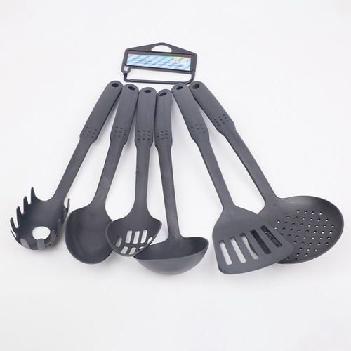 High temperature resistant pp nylon spatula non-stick spatula set nylon kitchen utensil set cross-border kitchen spoon cross-border supply
