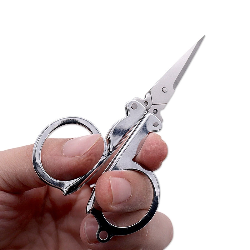 Handheld portable nail scissors stainless steel for traveling, wholesale