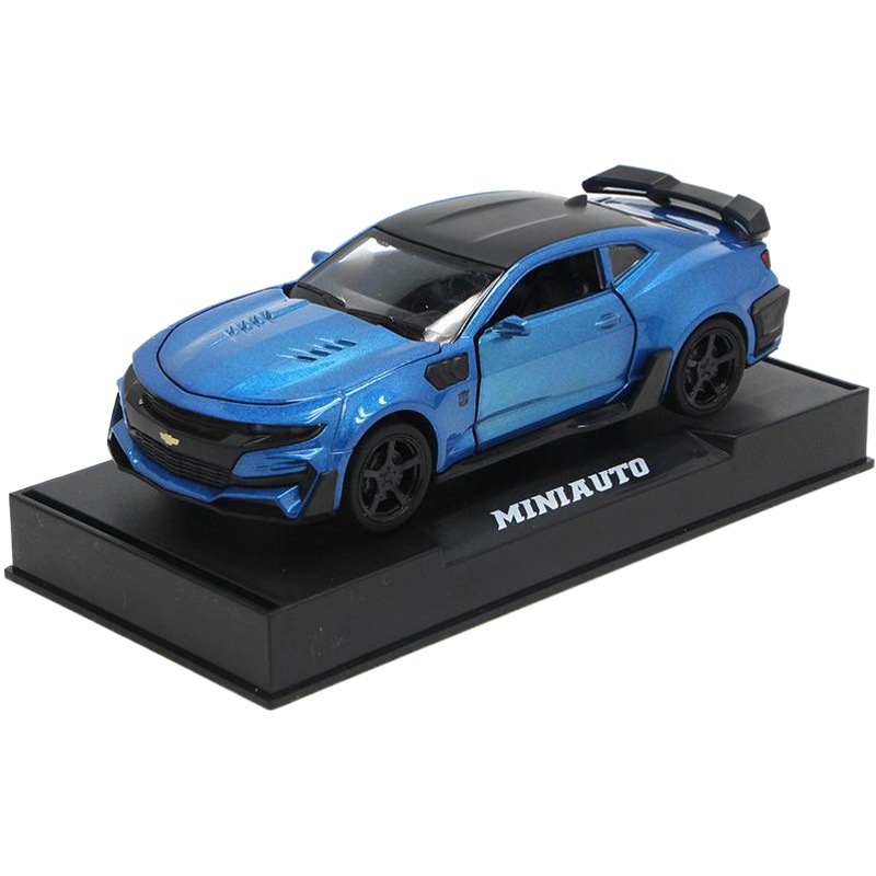 Modelo de Auto Deportivo Chevrolet de Aleación con Luz, Sonido y Fricción para Niños