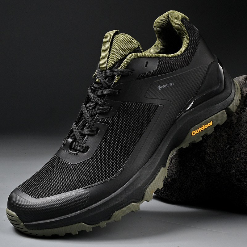 新しい GTX 屋外防水靴ハイキング登山靴メンズクロスボーダーメンズランニングシューズ滑り止め耐摩耗性オフロードシューズ男性用|undefined