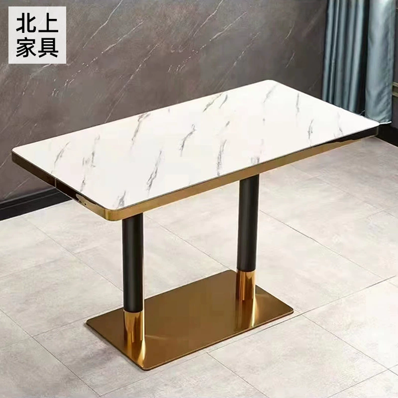 Современный минималистичный обеденный стол, журнальный столик, столик для небольшой квартиры, приставной столик для гостевого дома, прикроватная тумбочка, домашняя мебель в стиле лайт-люкс из сланца