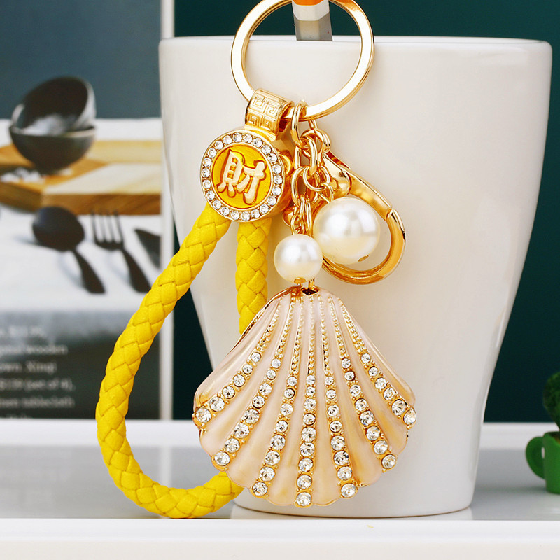 55g Weight Lobster Trigger Clasp Closure Clasp Closure Type Rhinestones Inlay Material Keychain Classification 1 Piece Quantity Daily Occasion Zinc alloy Material Shell Pattern Unisex Gender Plating, Diamond Design Elegant, Cute, Simple Style Style 1 Piece Elegant Cute Simple Style Shell Zinc Alloy Plating Diamond Rhinestones Unisex Lobster Trigger Clasp Closure Keychain 14