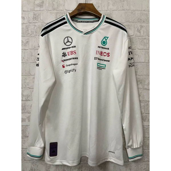 Long Sleeve 2025F1 Mercedes White