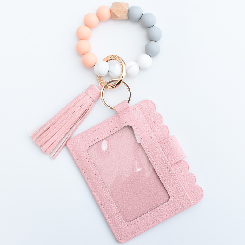 95g Weight Keychain Classification 1 Piece Quantity Daily Occasion Silica Gel Material Leopard Pattern Unisex Gender Beaded Design Fashion Style 1 Piece Fashion Leopard Silica Gel Beaded Unisex Keychain 11