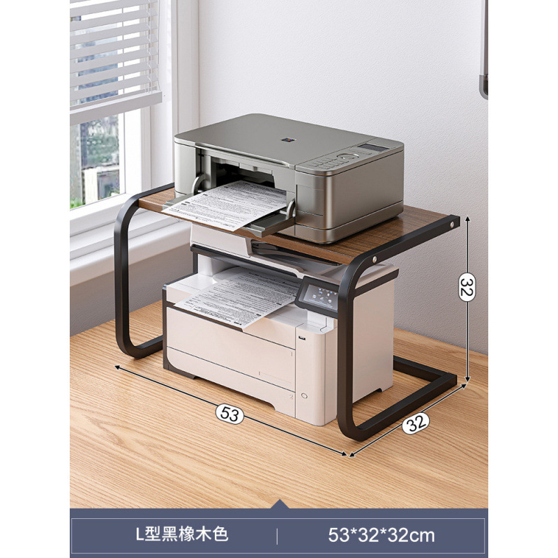 [더블 레이어] 베이직 L자형 브러쉬드 블랙 오크↑✓