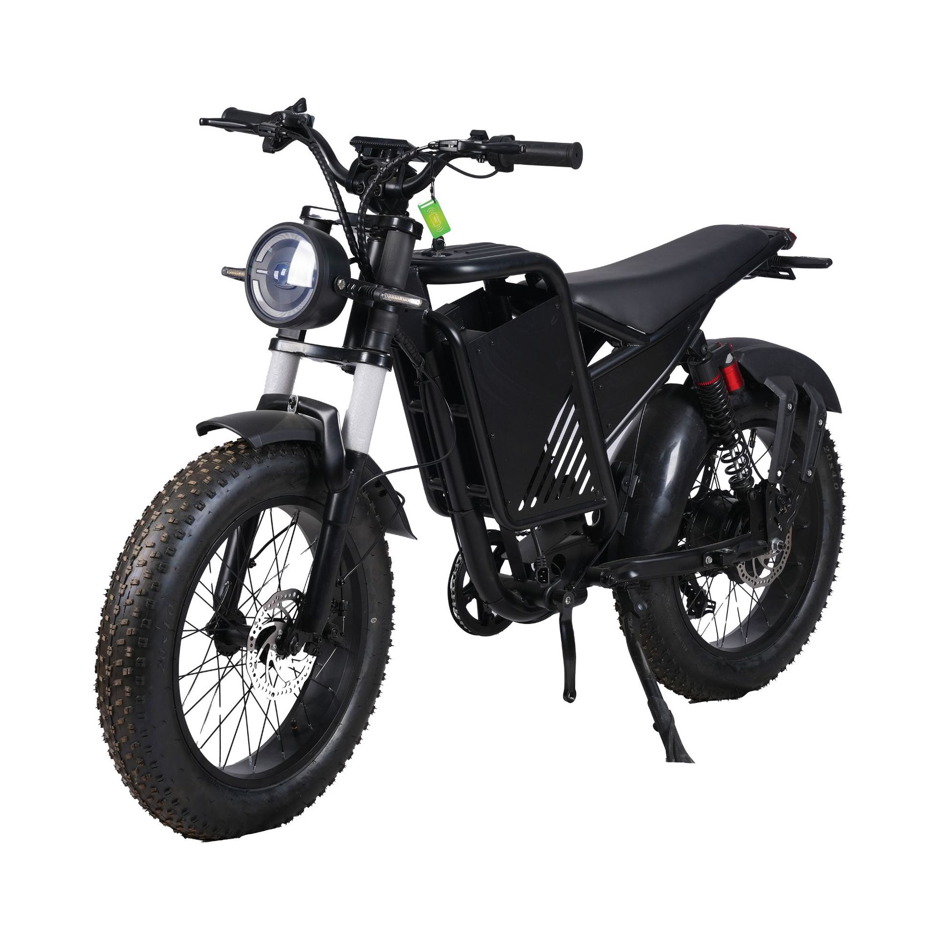 Black Knight Cross-Border Export Electric Motorcycle, Electric Bicycle, Off-Road Electric Motorcycle, Electric Vehicle with Dual Shock Absorbers and Off-Road Tires