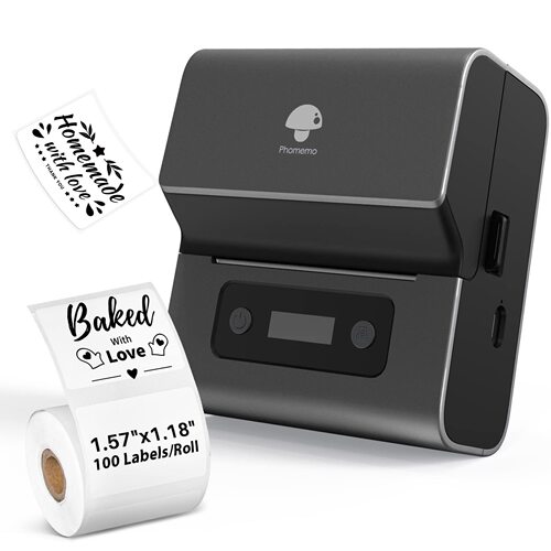 phomemo M221 label printer commercial price Bluetooth barcode printer smart thermal printer