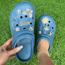 G 31716 Diamond flower clog accessories ˮ�껨�䶴��Ь����