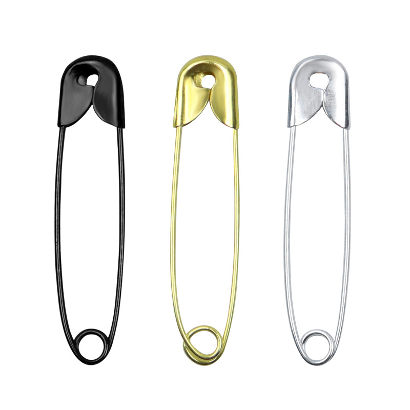 Chal de broche al por mayor de fábrica, hebilla de chal, broche de seguridad anticuado, hebilla de placa de hierro galvanizado, tamaño completo, stock