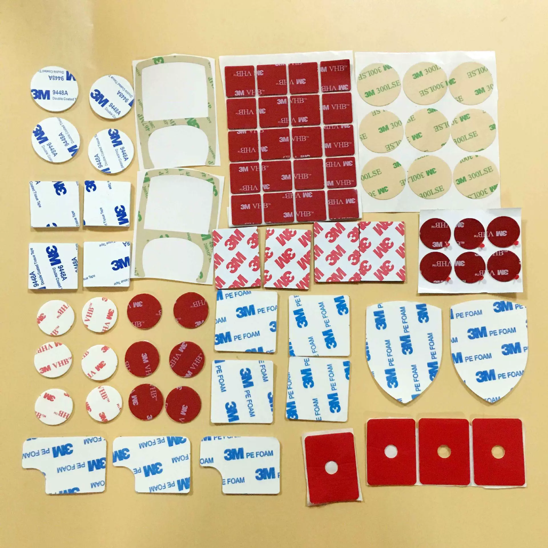 高粘度强力摆件点胶透明纳米无痕防水挂钩胶VHB亚克力双面胶定制