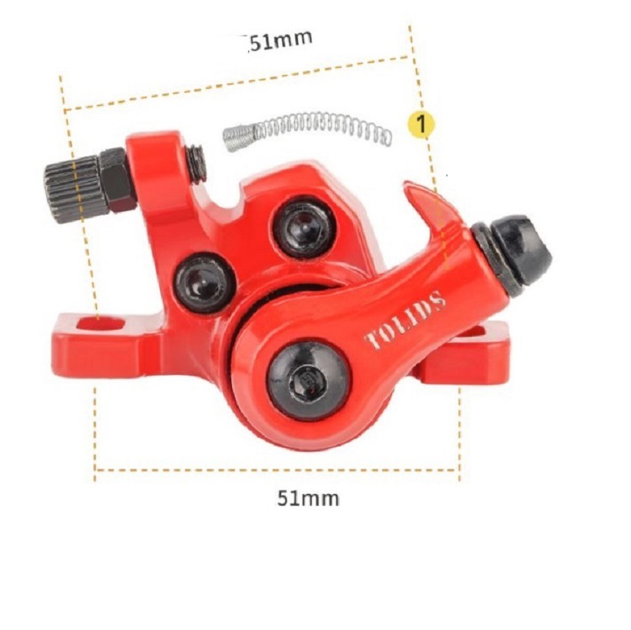 Mi M365 Pro Scooter eléctrico Freno de disco de aleación de aluminio Pinza de freno Freno de disco trasero izquierdo