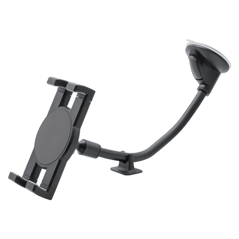 Factory direct supply car phablet compatible use pull clip 30cm long rod suction cup bracket
