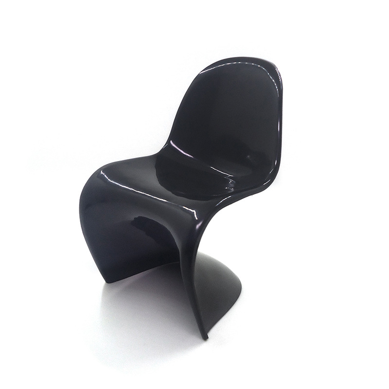 1:6 Dollhouse accesorios Dollhouse mini simulación 6 puntos bjd Big Pan Dong silla ocio casa modelo silla