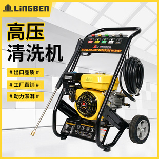 Lingbena Aluminum Pump High Pressure Gasoline Cleaning Machine 170Bar Self-Priming Cold Water Cleaning and Degreasing Car Washing Machine