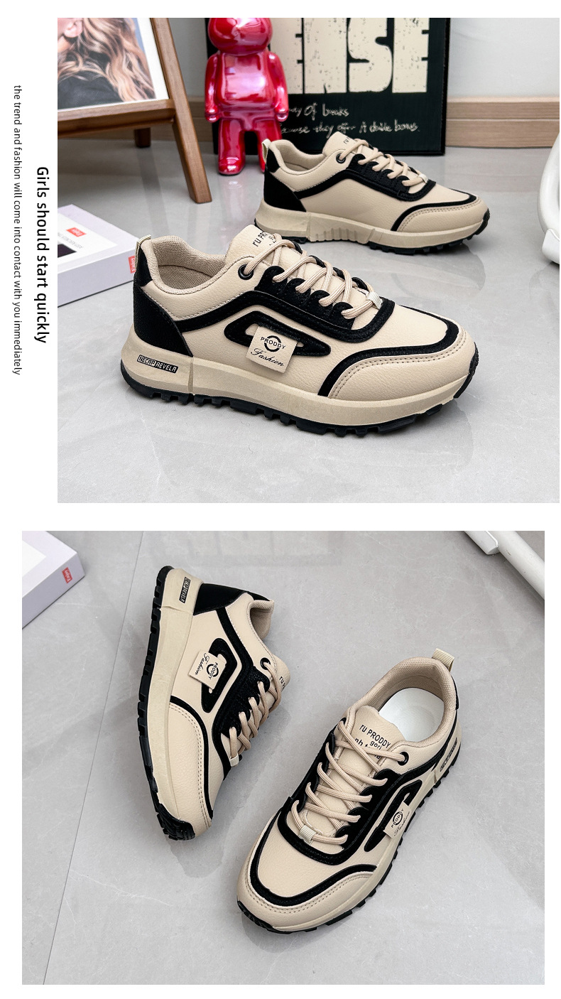 2023 Herbst Neue INS Koreanische Atmungsaktive Student Board Schuhe Dicke Sohle Casual Schuhe für Frauen_voghion.com