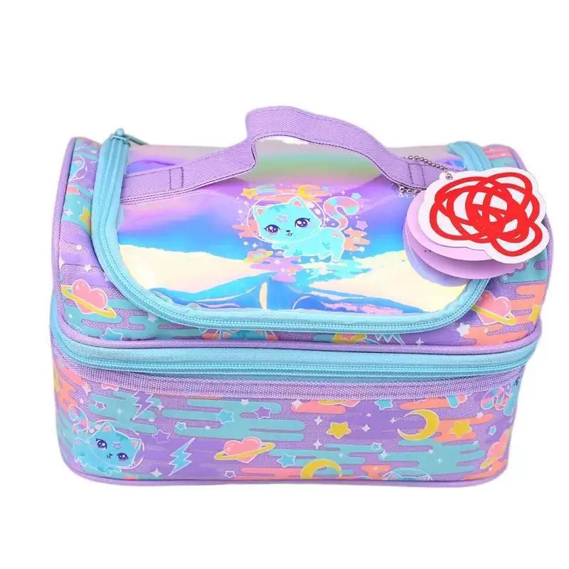 Australia Smiggle paquete de comidas de doble capa para estudiantes de primaria y secundaria paquete de almuerzo para niños paquete de almuerzo para estudiantes bolsa de almacenamiento de paquetes de hielo para el bento