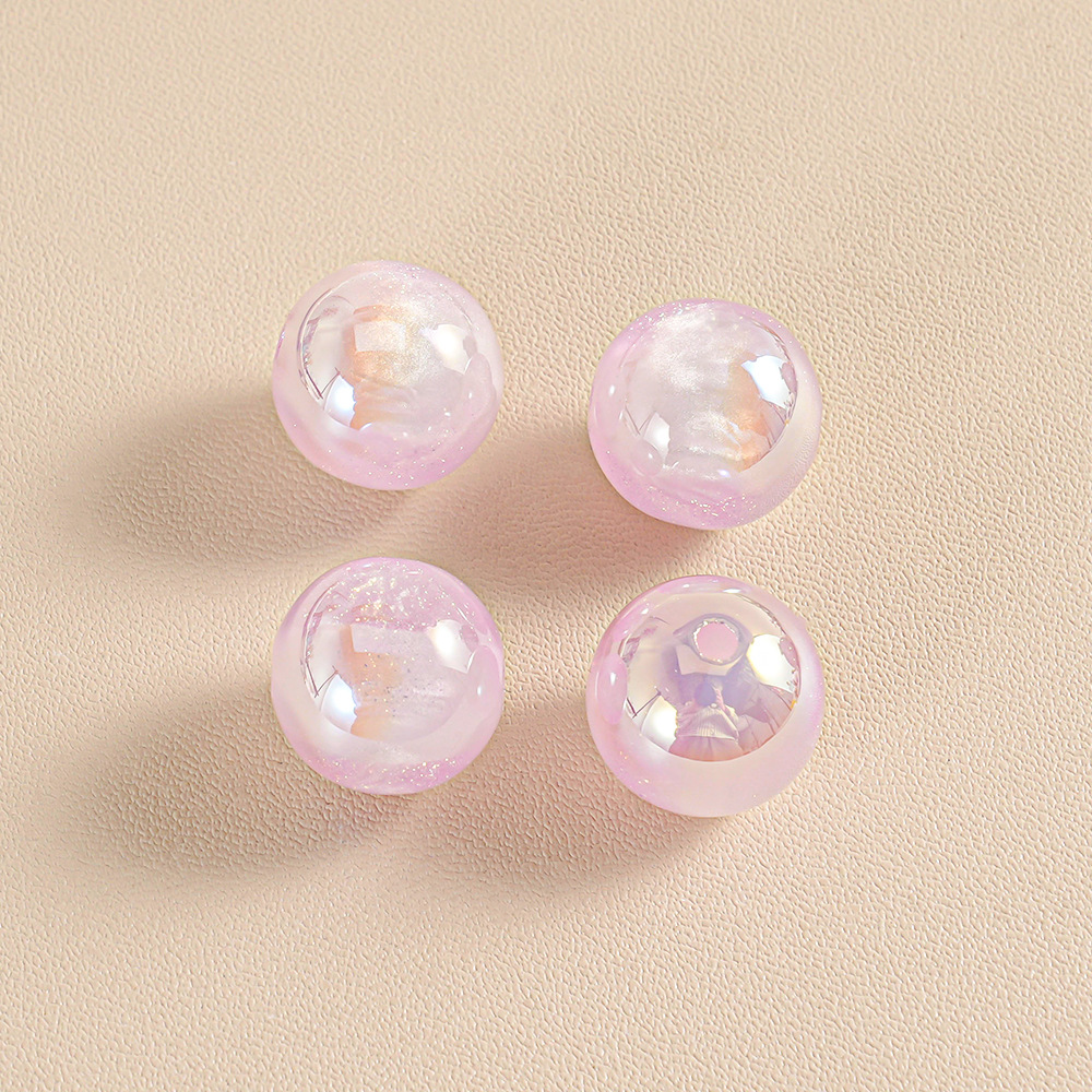 Ins20 ojos de gato gypsophila ultravioleta que cambia de color, brazaletes de bricolaje, cadena de teléfonos móviles, accesorios de joyería, cuentas sueltas