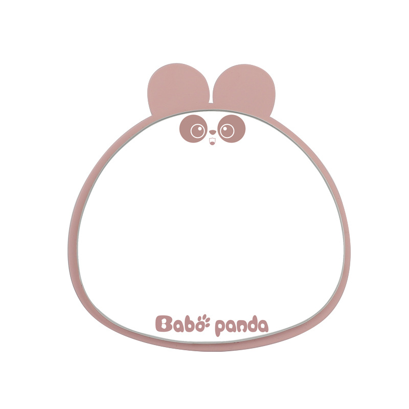 Babpanda espejo de mesa de metal al por mayor de un solo lado espejo de escritorio de las niñas lindo colgante espejo de maquillaje