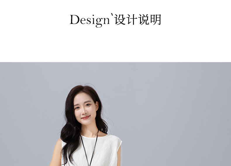 Quần culottes nữ ống rộng cạp cao kẻ sọc linen phong cách Hàn Quốc mùa hè — Caro xanh lam chi tiết 14