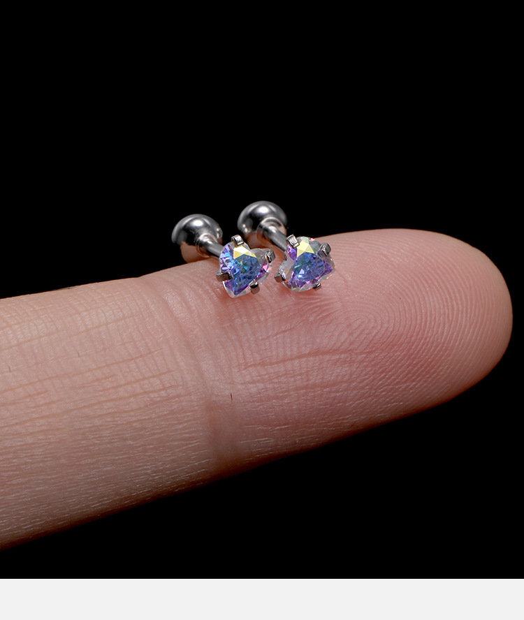 Classic Flower Stud Earrings for Women - Simple Daisy Diamond Ear Bone All-match Fashionable Auricle Earrings detail image 10