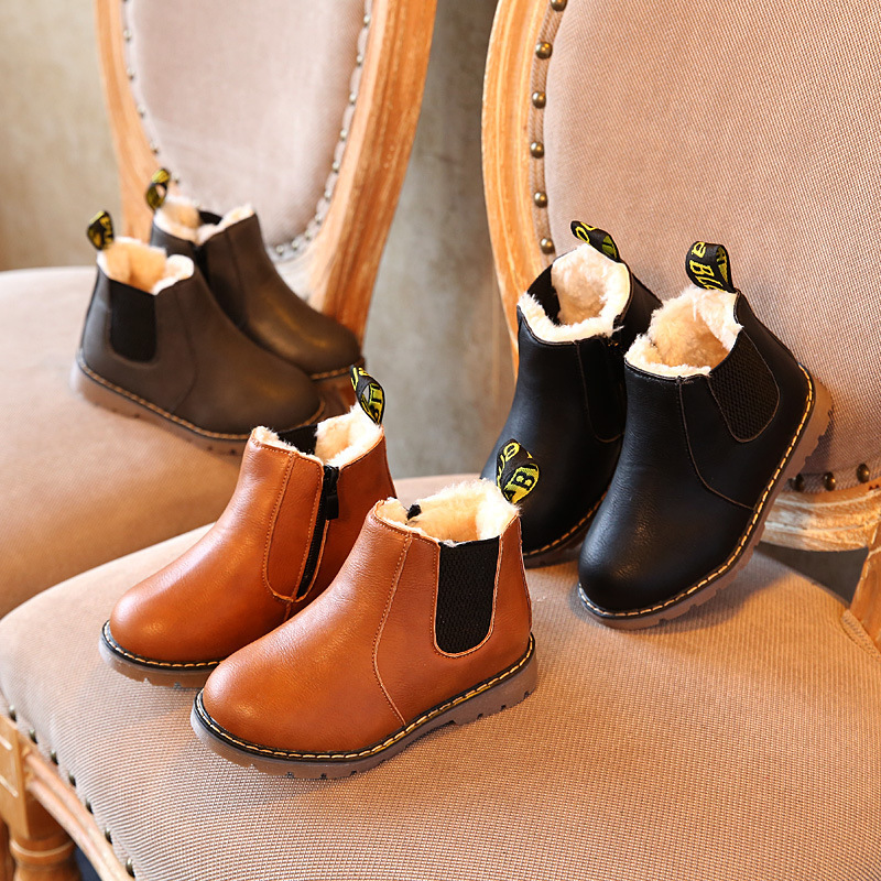 2024 New Children's Shoes, Boys' Short Boots, British Leather Boots, Girls' Single Boots, Retro Big Kids' Martin Boots, Trendy Non-Slip 2024 New Children's Shoes, Boys' Short Boots, British Leather Boots, Girls' Single Boots, Retro Big Kids' Martin Boots, Trendy Non-Slip