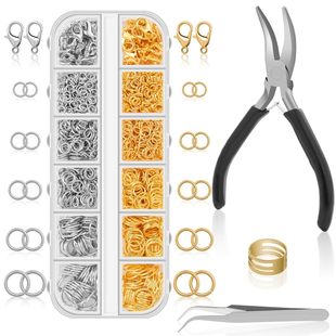 Amazon hot variety of single circle lobster buckle accessories material boxed handmade diy accessories manufacturers wholesale