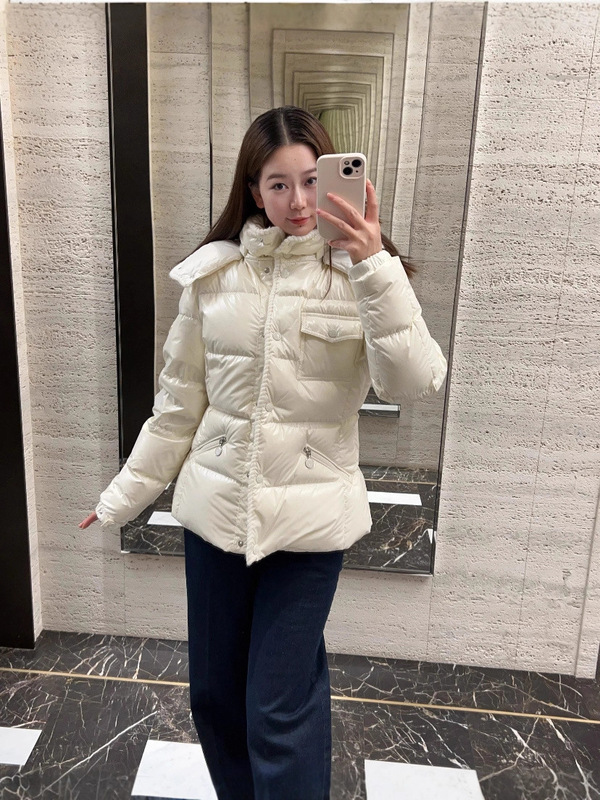 蒙家高奢至臻版Glareins编织饰边收腰羽绒服小蛮腰二代白鹅绒羽绒|undefined