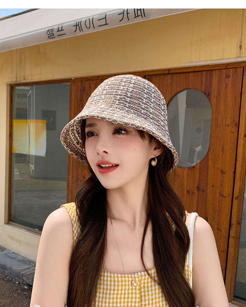 Women's Elegant Lady Simple Style Solid Color Wide Eaves Bucket Hat display picture 12