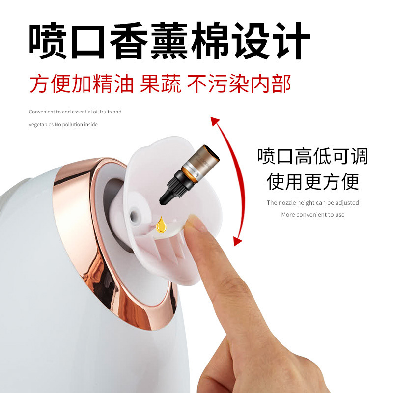 顔蒸し器大噴霧酸素注入器水補充器噴霧器顔美容器熱噴顔燻蒸器顔蒸し器|undefined