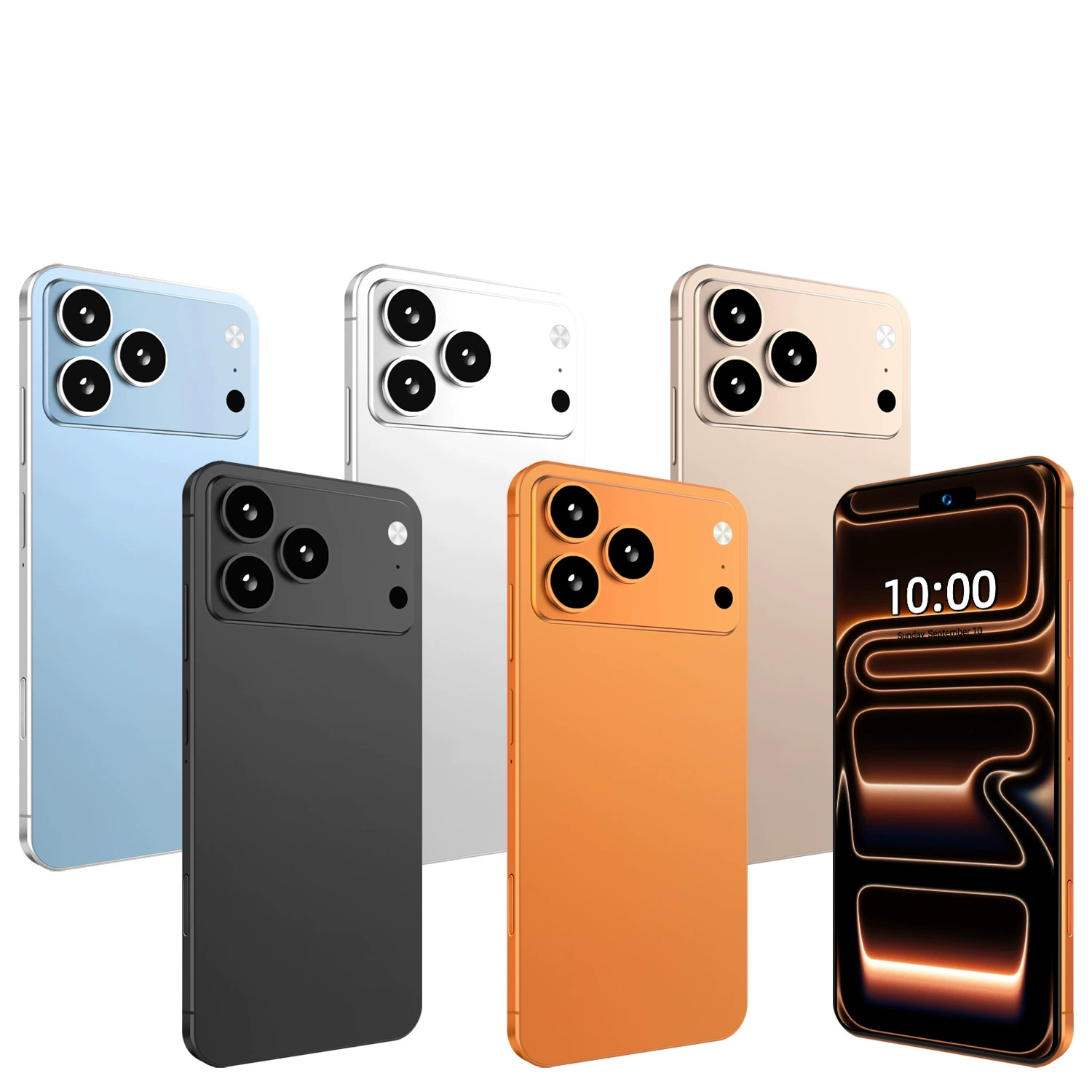 Мобильный телефон Pro, 17 Pro Max, 6" экран, 4G, Android, 3 ГБ RAM, 64 ГБ