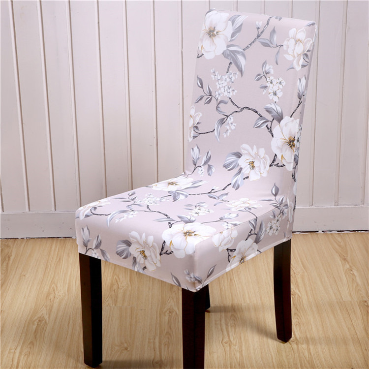 Chinoiseries Vacances Fleur Polyester Housse De Chaise display picture 4