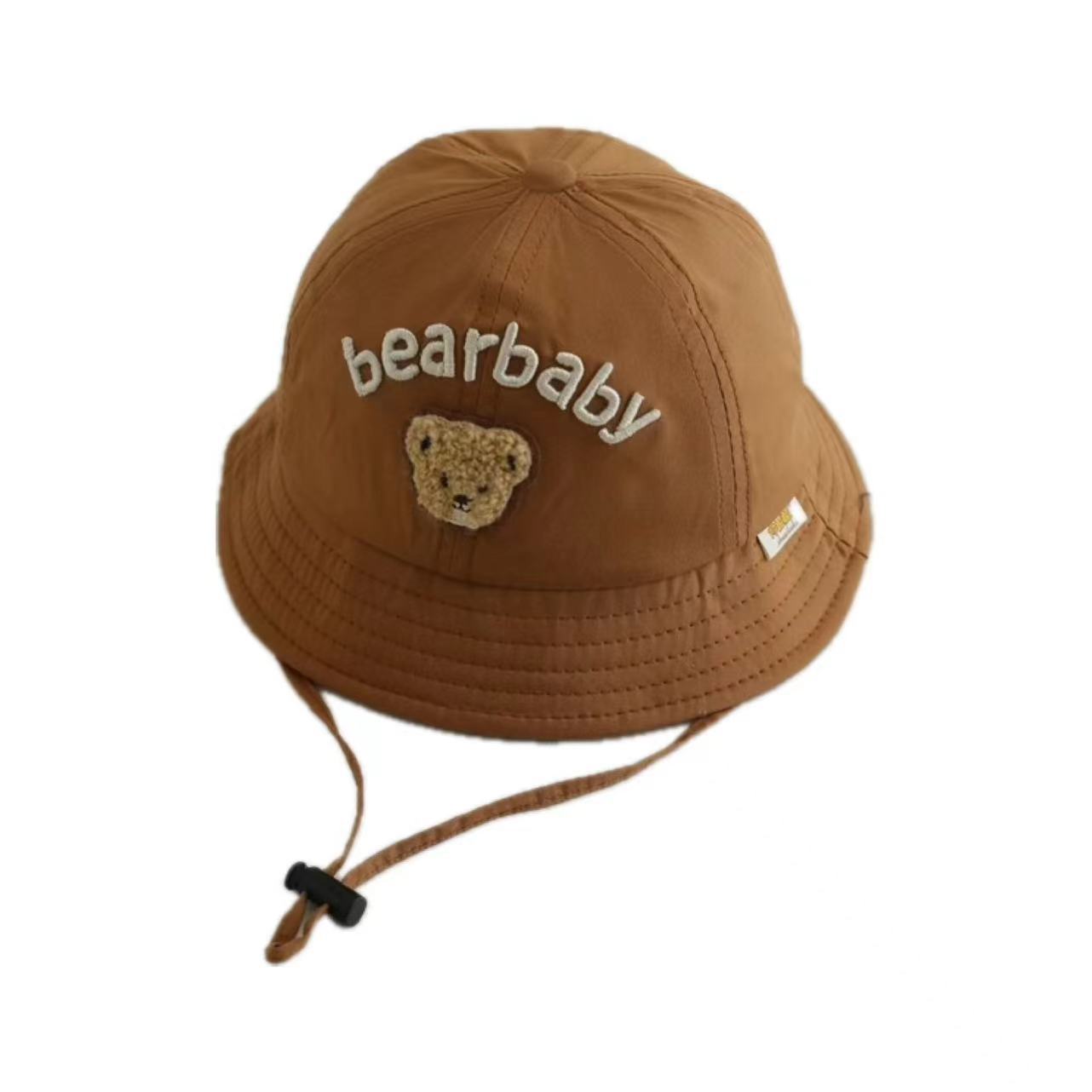 2025 nuevo sombrero de primavera bebé otoño invierno osos niñas y niños sombrero de pescador sombrero para bebés pequeños