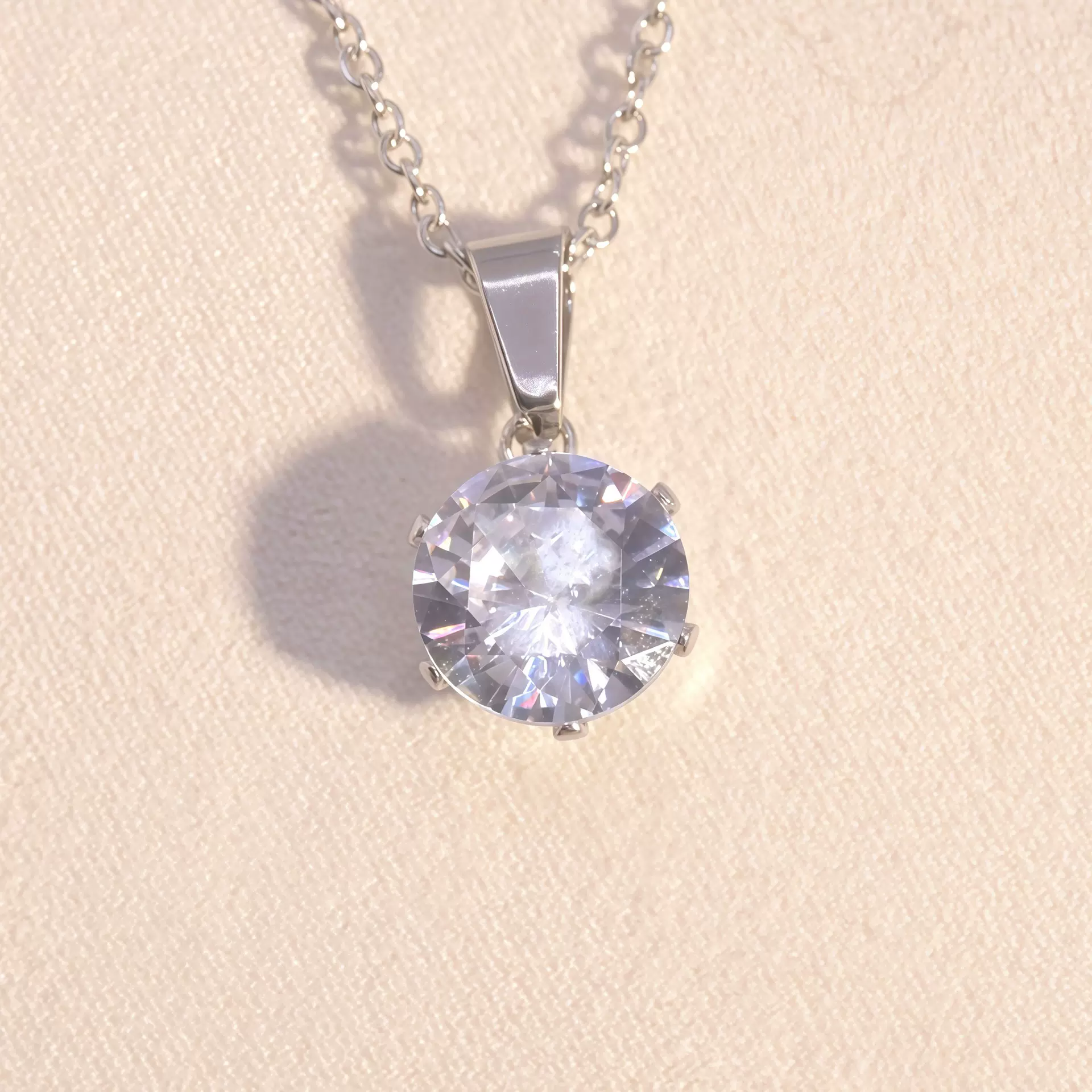 新品热卖亚马逊跨境时尚圆形 正方型锆石吊坠diy饰品配件现货批发